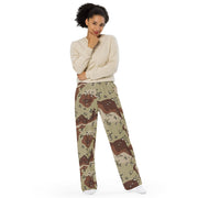 Chocolate Chip Desert CAMO Unisex Wide-Leg Leisure Pants - Pant