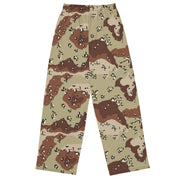 Chocolate Chip Desert CAMO Unisex Wide-Leg Leisure Pants - Pant