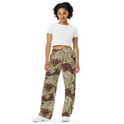 Chocolate Chip Desert CAMO Unisex Wide-Leg Leisure Pants - Pant