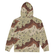 Chocolate Chip Desert CAMO Unisex Zip Hoodie