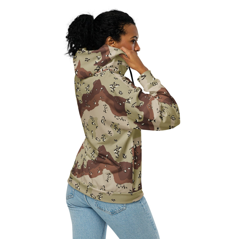 Chocolate Chip Desert CAMO Unisex Zip Hoodie