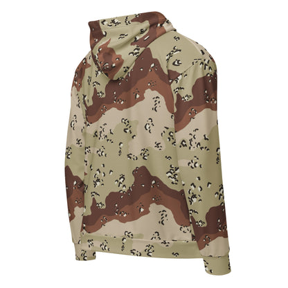 American Chocolate Chip Desert Battle Dress Uniform (DBDU) CAMO Unisex zip hoodie - Zip Hoodies