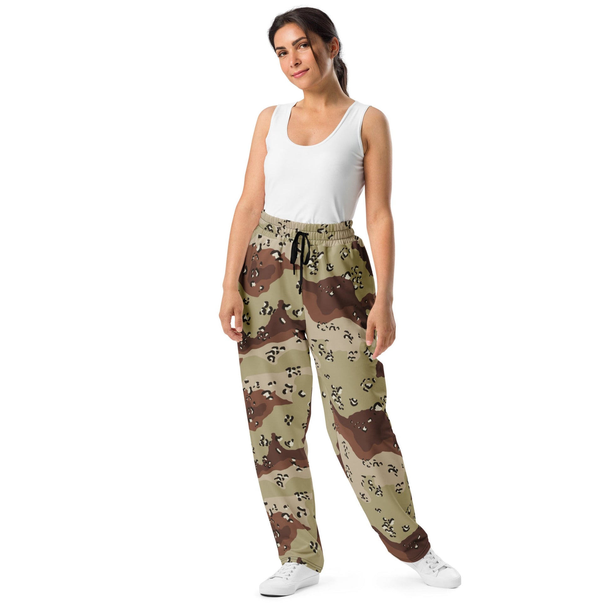 American Chocolate Chip Desert Battle Dress Uniform (DBDU) CAMO Wide-leg joggers - Joggers