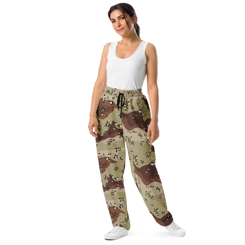 Chocolate Chip Desert CAMO Unisex Wide-Leg Joggers