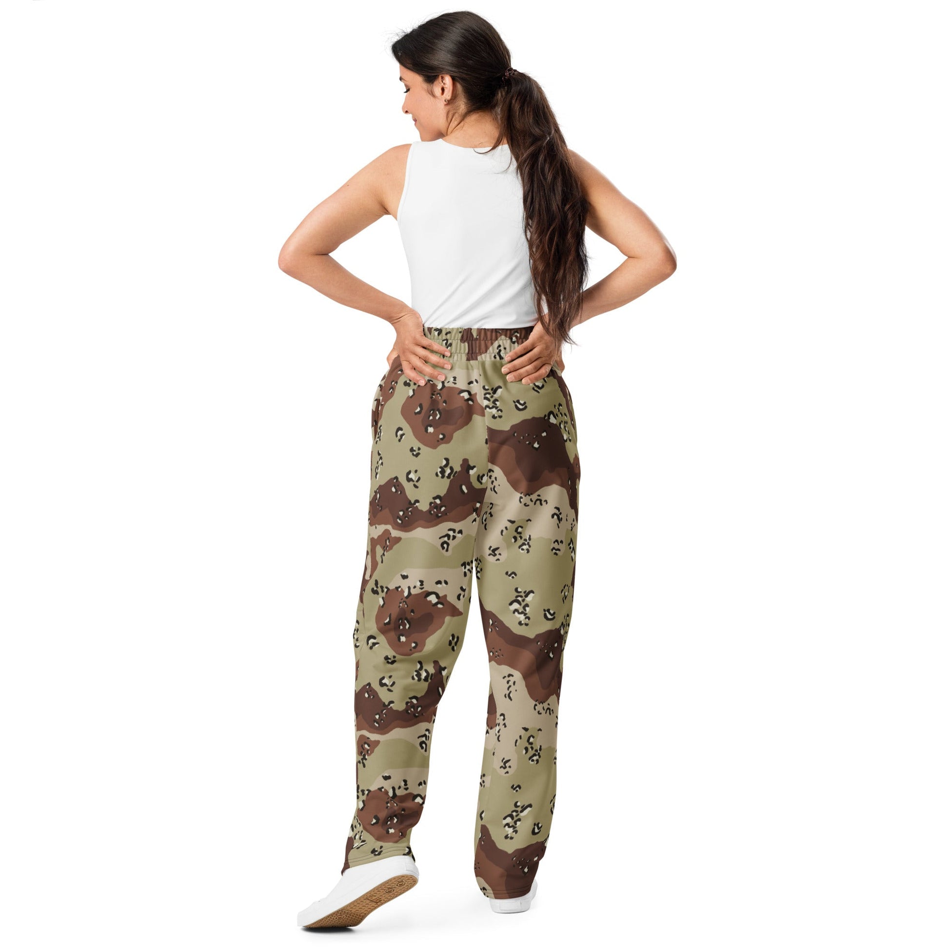 American Chocolate Chip Desert Battle Dress Uniform (DBDU) CAMO Wide-leg joggers - Joggers