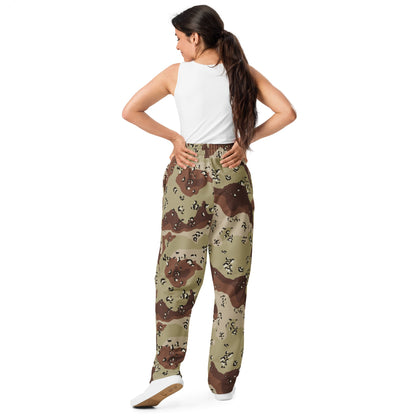 American Chocolate Chip Desert Battle Dress Uniform (DBDU) CAMO Wide-leg joggers - Joggers