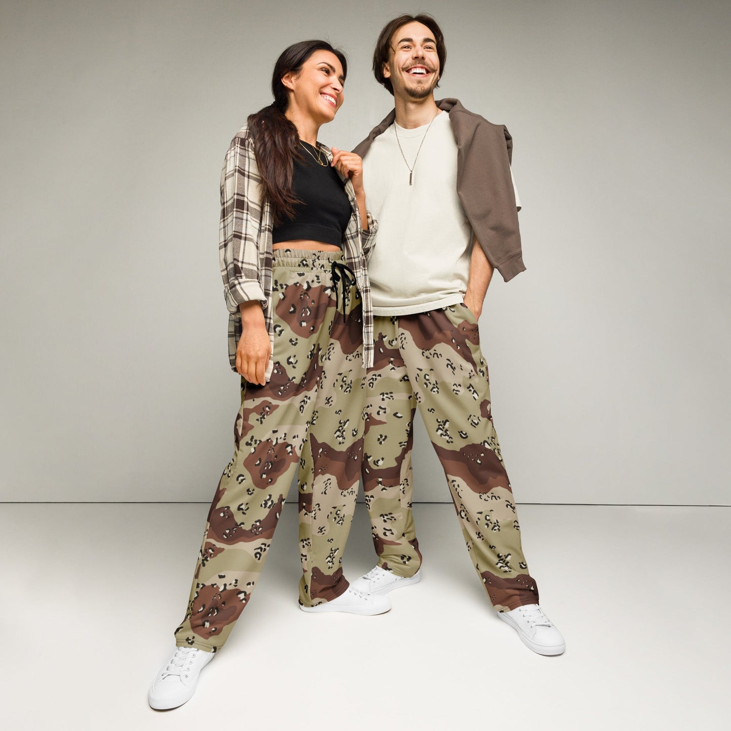 American Chocolate Chip Desert Battle Dress Uniform (DBDU) CAMO Wide-leg joggers - 2XS - Joggers