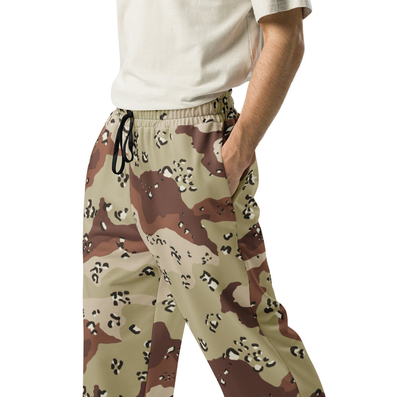 Chocolate Chip Desert CAMO Unisex Wide-Leg Joggers