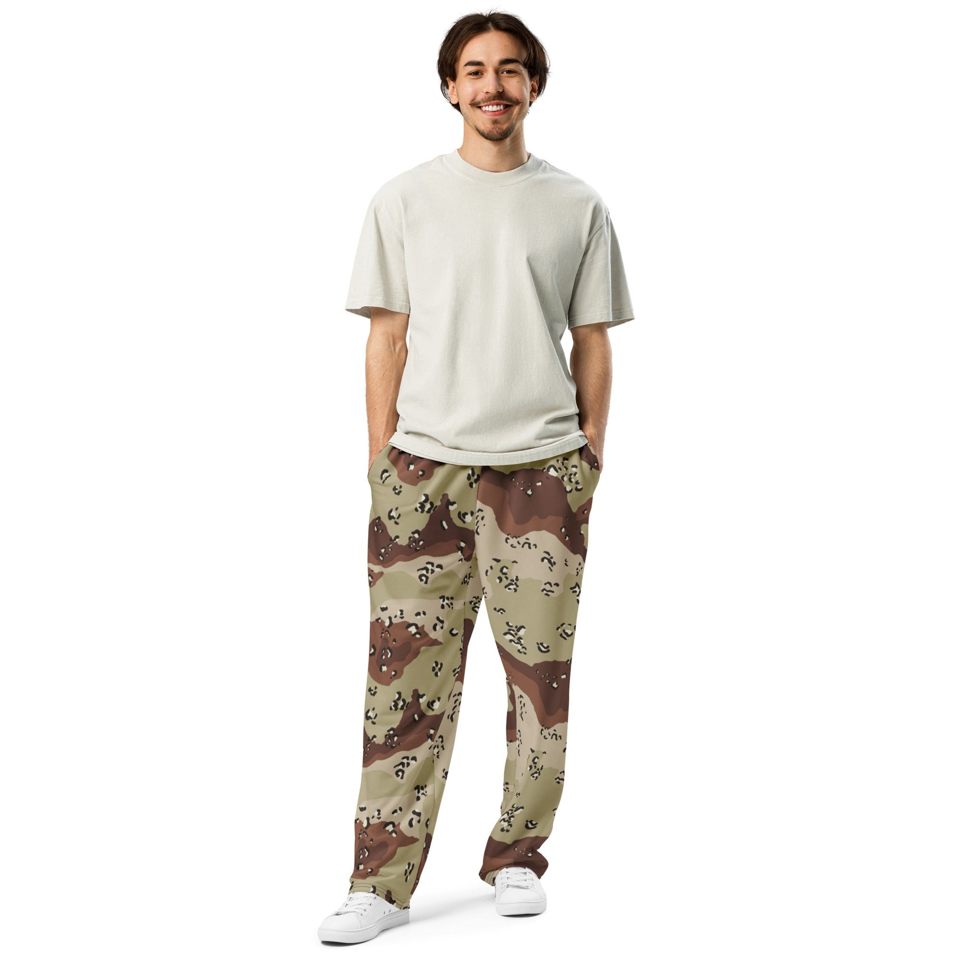 American Chocolate Chip Desert Battle Dress Uniform (DBDU) CAMO Wide-leg joggers - Joggers