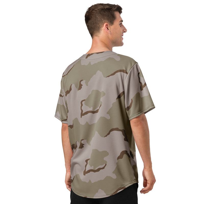 Coffee Stain Desert CAMO Unisex Baseball Jersey