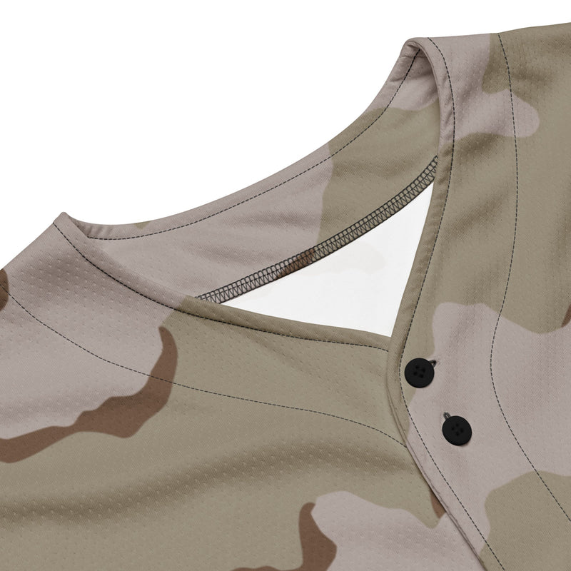 Coffee Stain Desert CAMO Unisex Baseball Jersey
