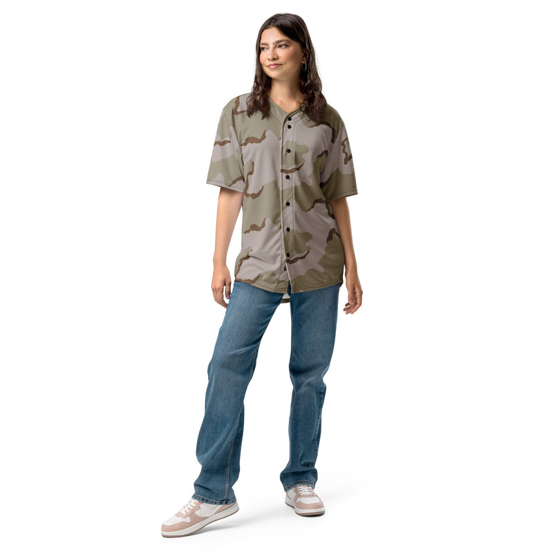Coffee Stain Desert CAMO Unisex Baseball Jersey