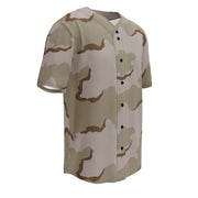 Coffee Stain Desert CAMO Unisex Baseball Jersey