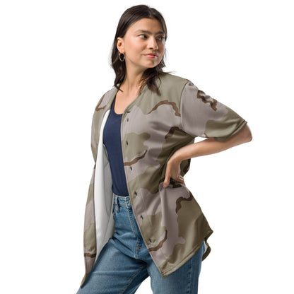 American Coffee Stain Desert Combat Uniform (DCU) CAMO baseball jersey - Baseball Jerseys