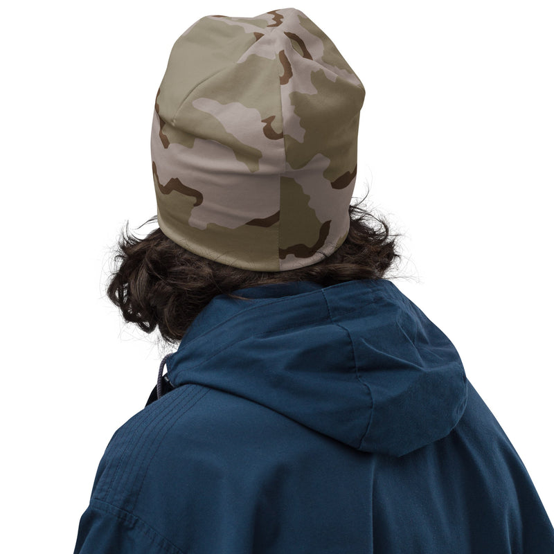 Coffee Stain Desert CAMO Beanie - Head