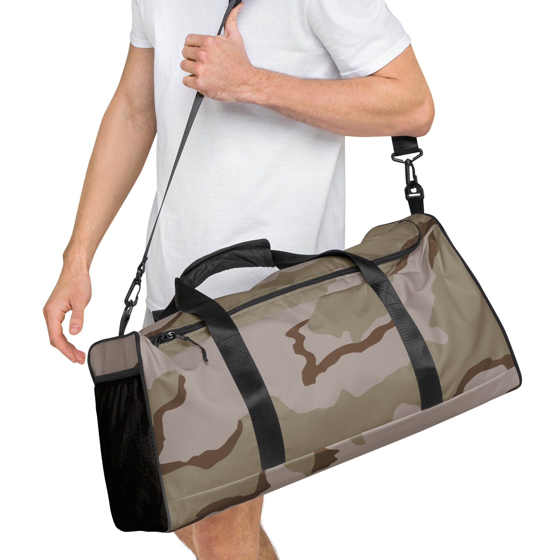 American Coffee Stain Desert Combat Uniform (DCU) CAMO Duffle Bag
