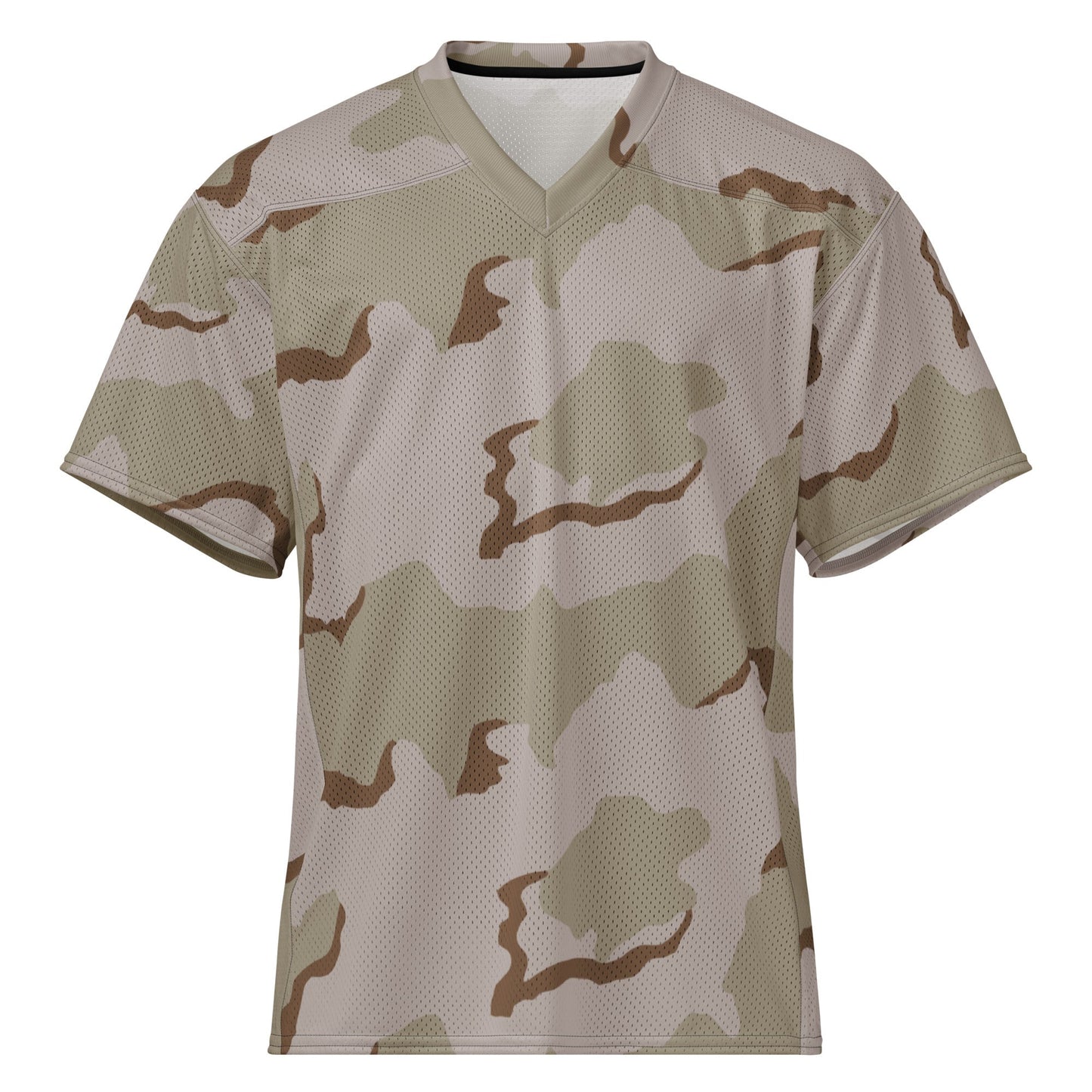 American Coffee Stain Desert Combat Uniform (DCU) CAMO Unisex Football Jersey - 2XS