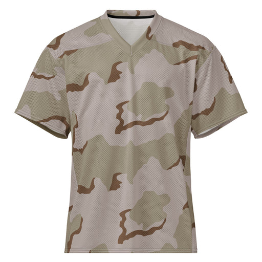 Coffee Stain Desert CAMO Unisex American Football Jersey - 2XS