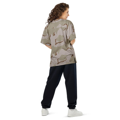 American Coffee Stain Desert Combat Uniform (DCU) CAMO Unisex Football Jersey