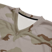 Coffee Stain Desert CAMO Unisex American Football Jersey
