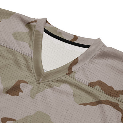 American Coffee Stain Desert Combat Uniform (DCU) CAMO Unisex Football Jersey
