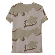 Coffee Stain Desert CAMO Mens Athletic T-Shirt - Shirt