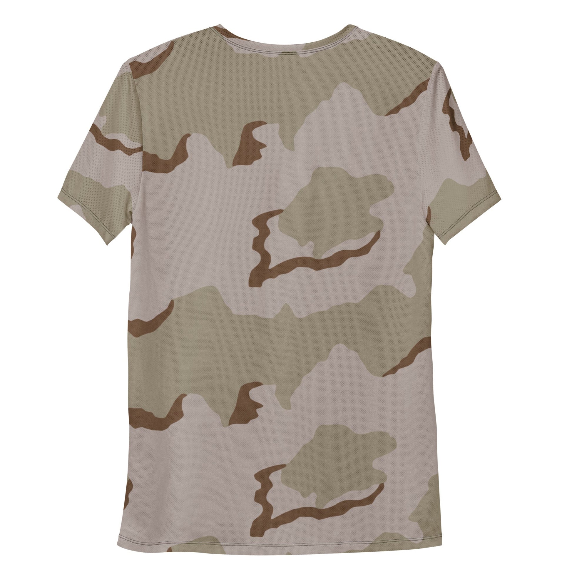 American Coffee Stain Desert Combat Uniform (DCU) CAMO Mens Athletic T-shirt - T-Shirts