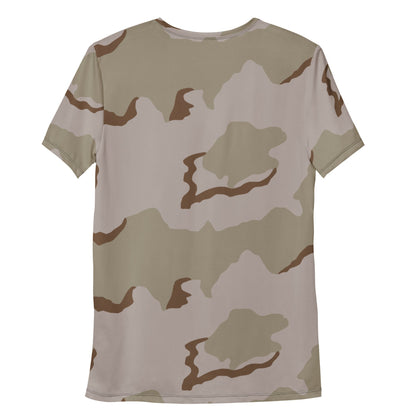 American Coffee Stain Desert Combat Uniform (DCU) CAMO Mens Athletic T-shirt - T-Shirts