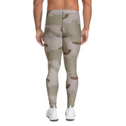 Coffee Stain Desert CAMO Mens Leggings - Men