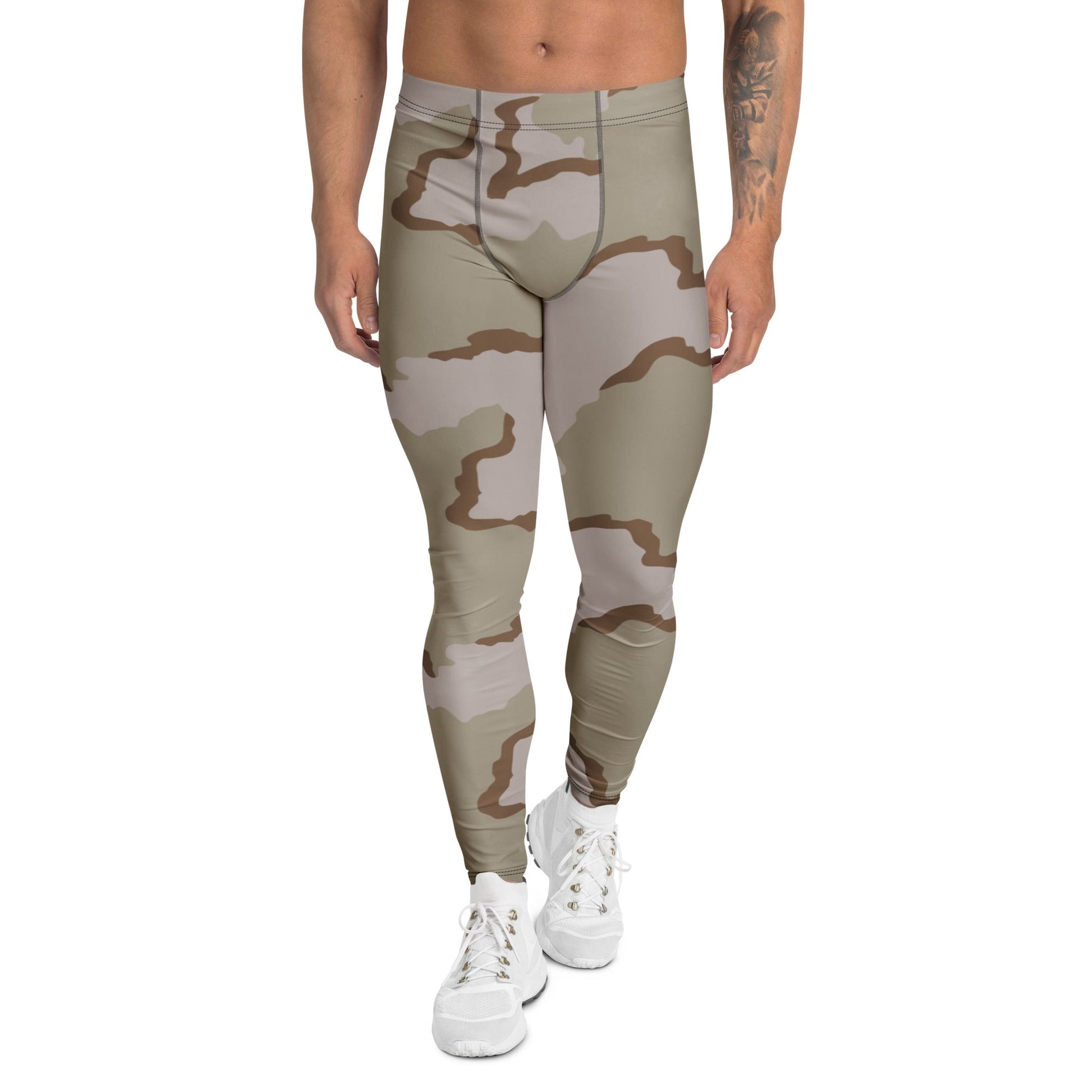 American Coffee Stain Desert Combat Uniform (DCU) CAMO Mens Leggings - XS