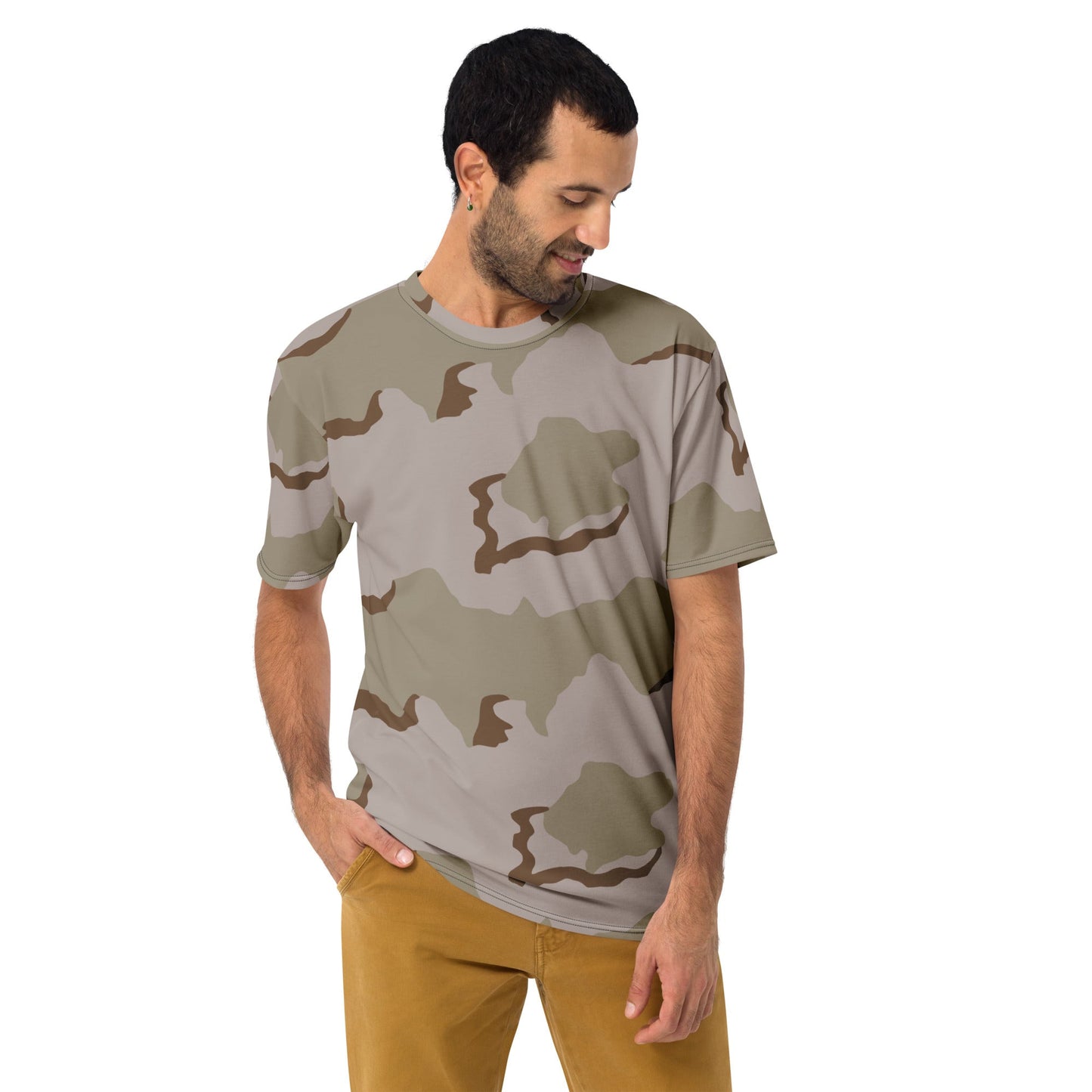 American Coffee Stain Desert Combat Uniform (DCU) CAMO Mens T-shirt - T-Shirts