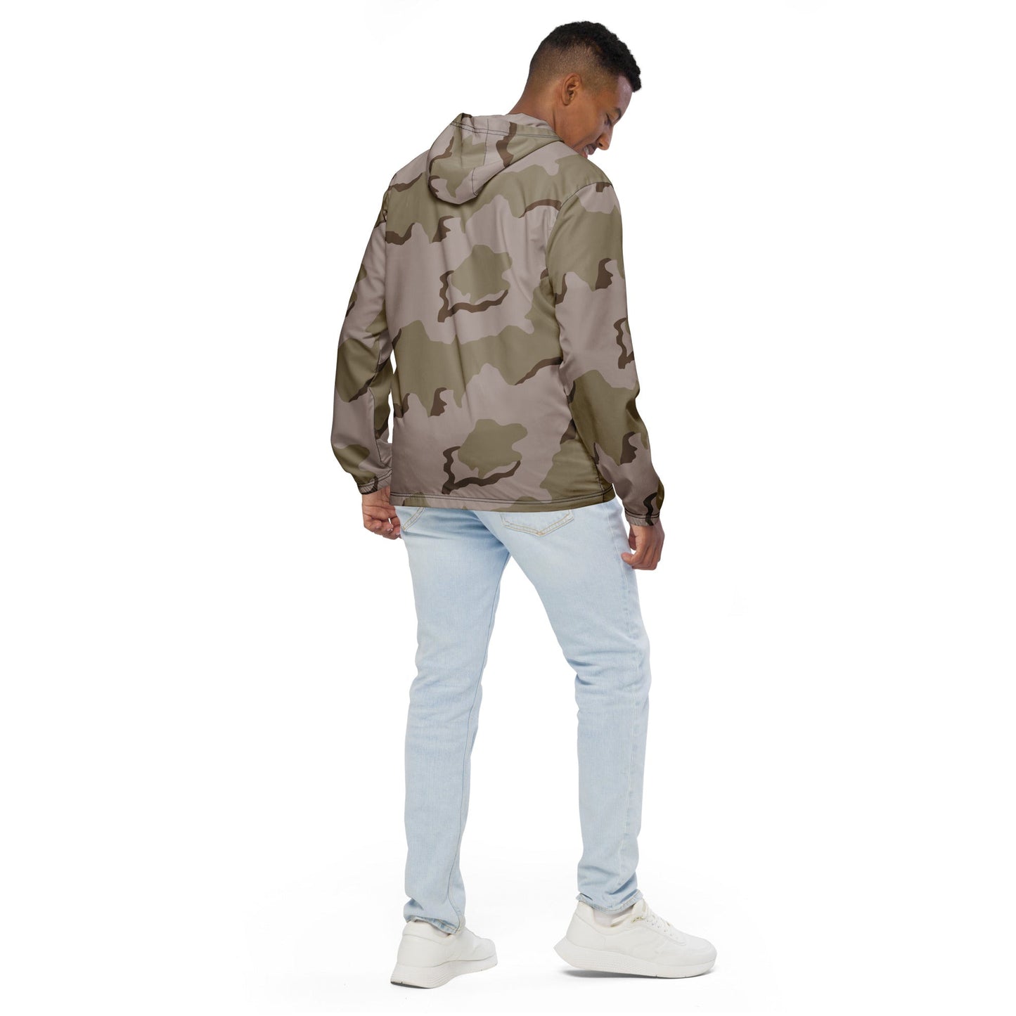 American Coffee Stain Desert Combat Uniform (DCU) CAMO Mens windbreaker - Windbreakers