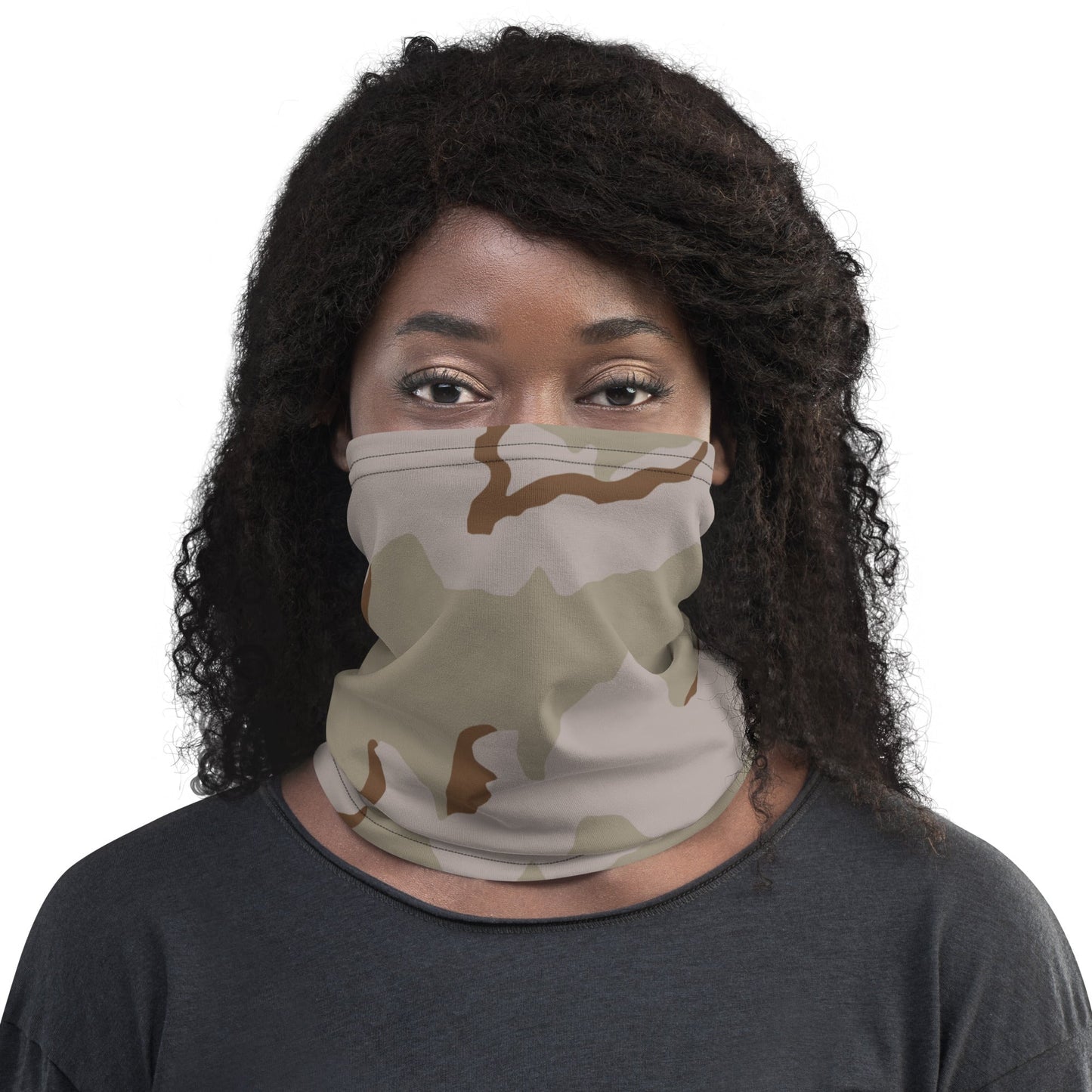 American Coffee Stain Desert Combat Uniform (DCU) CAMO Neck Gaiter - Gaiters