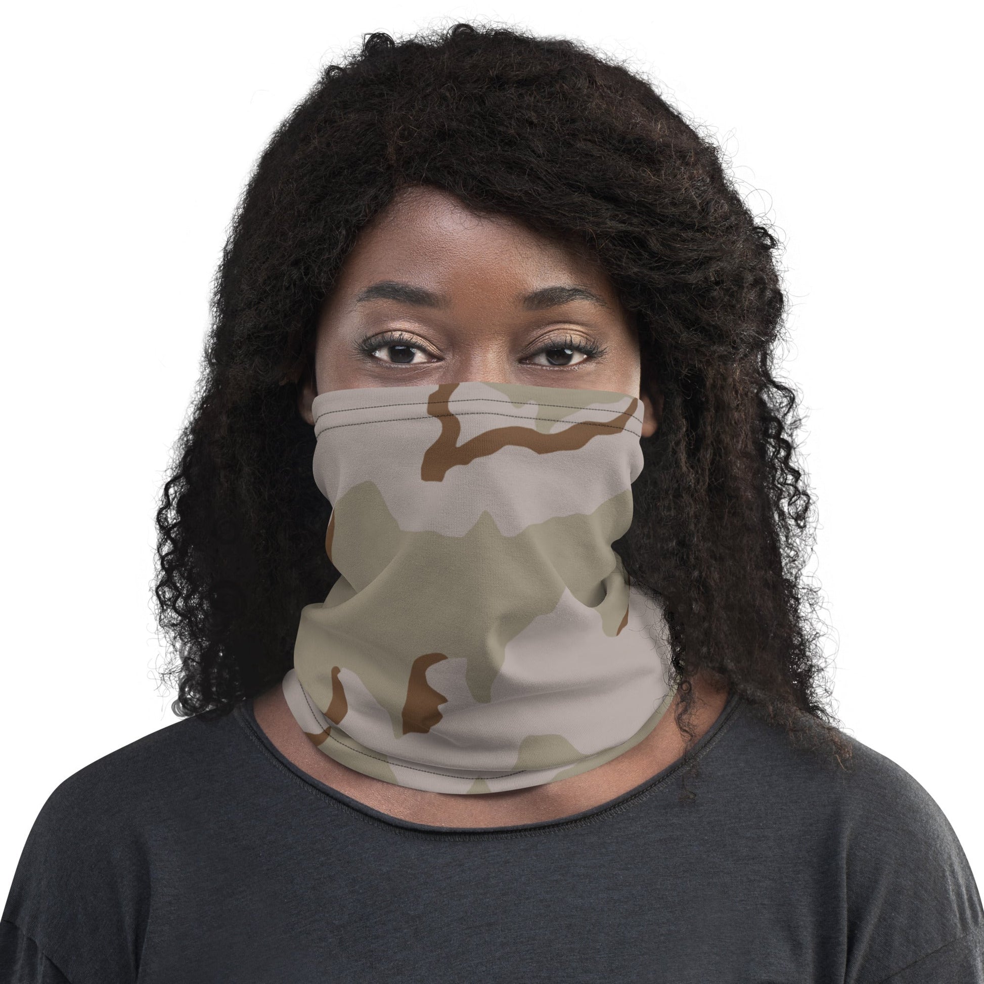 American Coffee Stain Desert Combat Uniform (DCU) CAMO Neck Gaiter - Gaiters