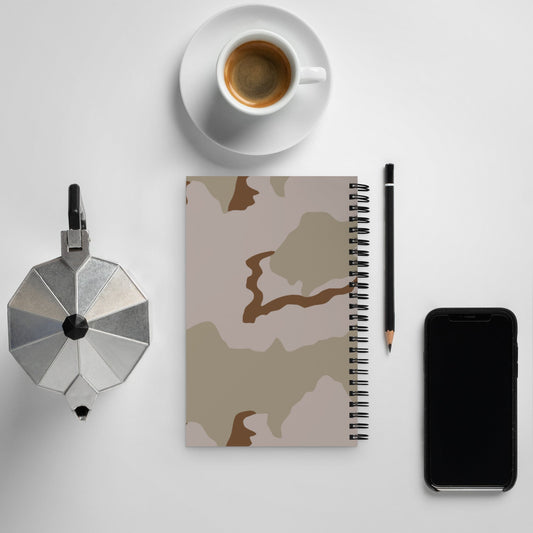 American Coffee Stain Desert Combat Uniform (DCU) CAMO Spiral notebook - Notebooks
