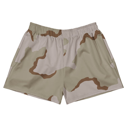 American Coffee Stain Desert Combat Uniform (DCU) CAMO Unisex Athletic Shorts