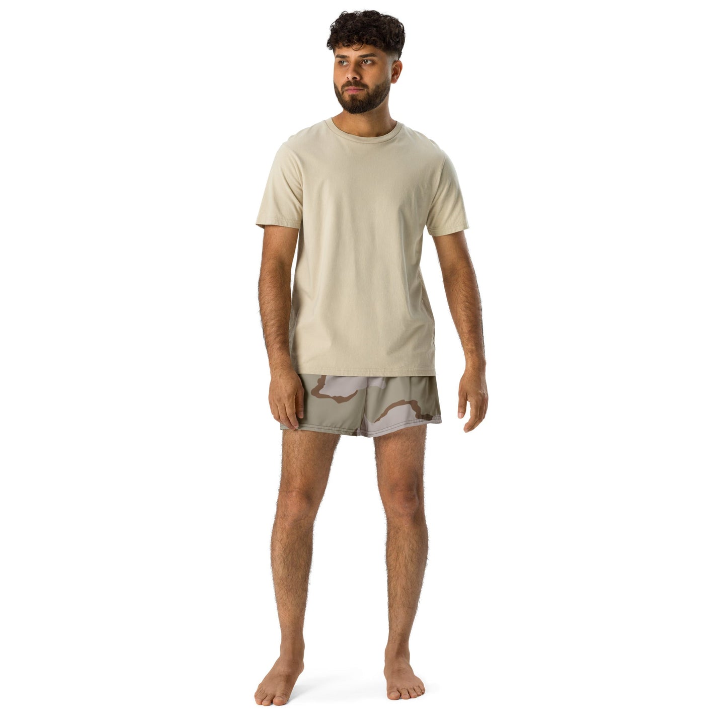 American Coffee Stain Desert Combat Uniform (DCU) CAMO Unisex Athletic Shorts