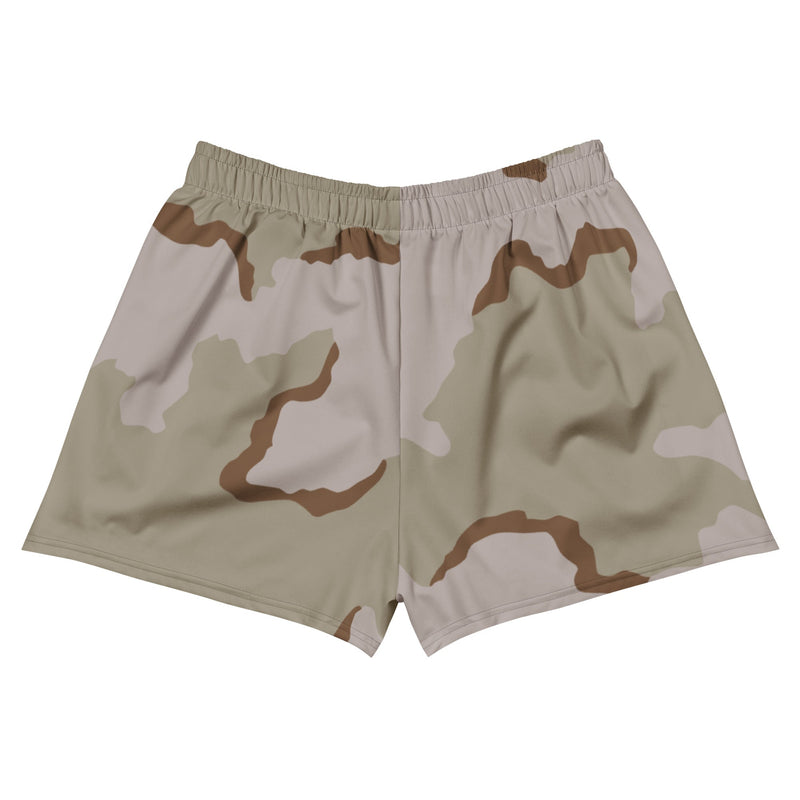 Coffee Stain Desert CAMO Unisex Athletic Shorts
