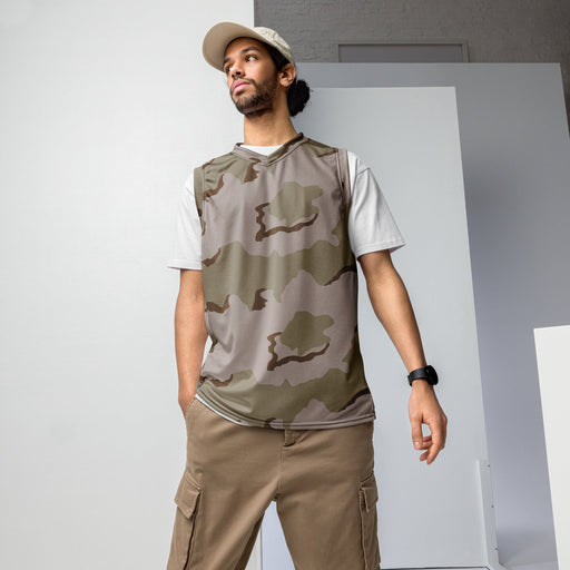 Coffee Stain Desert CAMO Unisex Basketball Jersey - 2XS