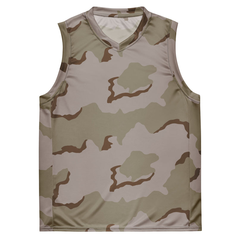Coffee Stain Desert CAMO Unisex Basketball Jersey
