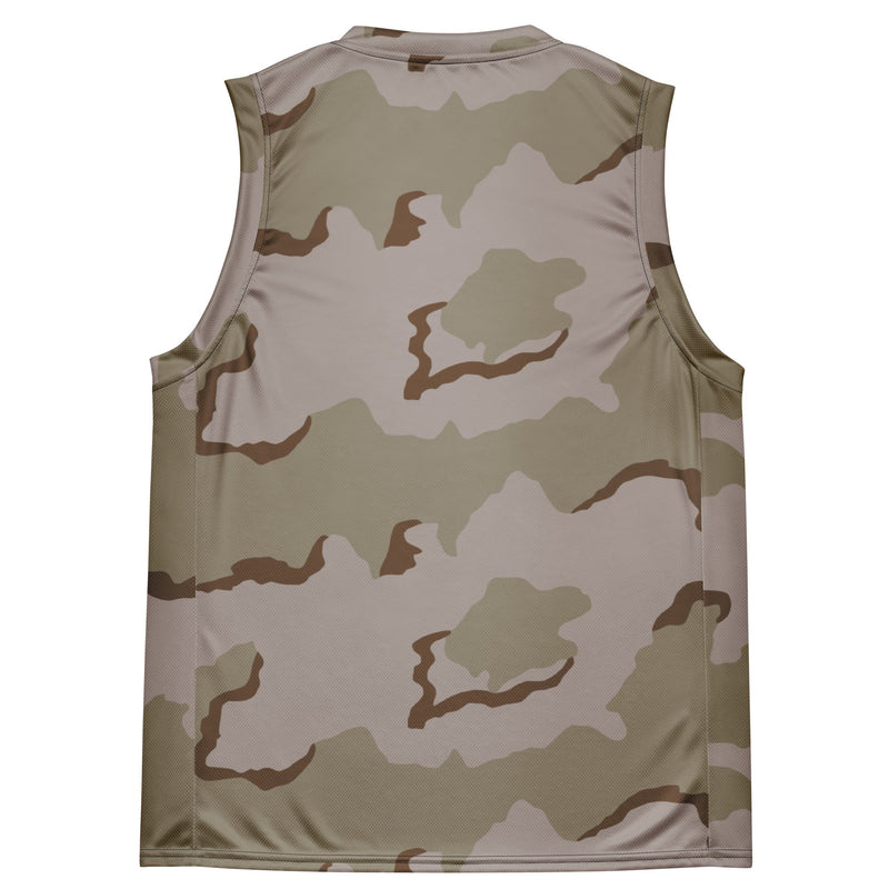 Coffee Stain Desert CAMO Unisex Basketball Jersey