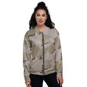 Coffee Stain Desert CAMO Unisex Bomber Jacket