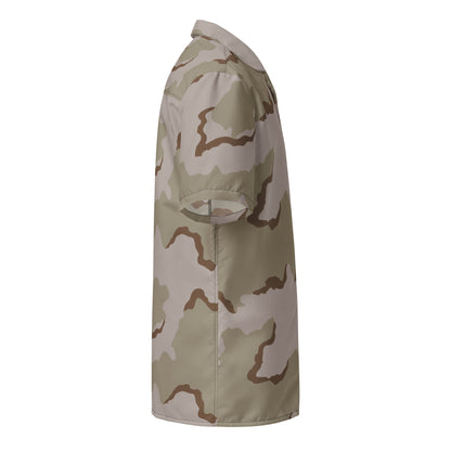 American Coffee Stain Desert Combat Uniform (DCU) CAMO Unisex button shirt - Button Shirts