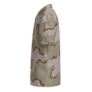 Coffee Stain Desert CAMO Unisex Short-Sleeve Button Shirt - Button-Up