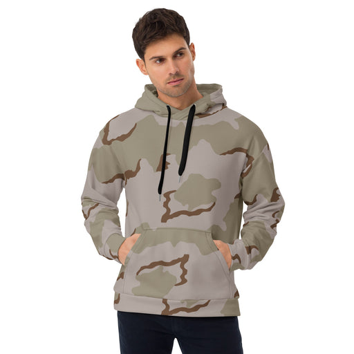 Coffee Stain Desert CAMO Unisex Hoodie - 2XS