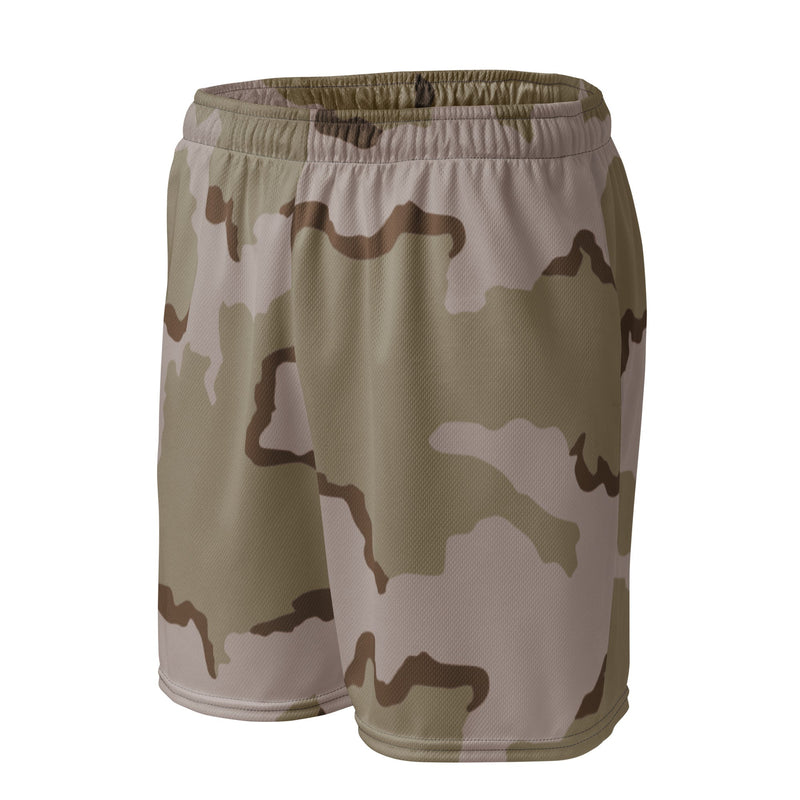 Coffee Stain Desert CAMO Unisex Mesh Shorts