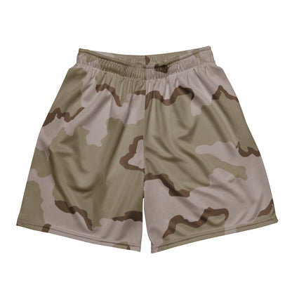 American Coffee Stain Desert Combat Uniform (DCU) CAMO Unisex mesh shorts - 2XS - Mesh Shorts