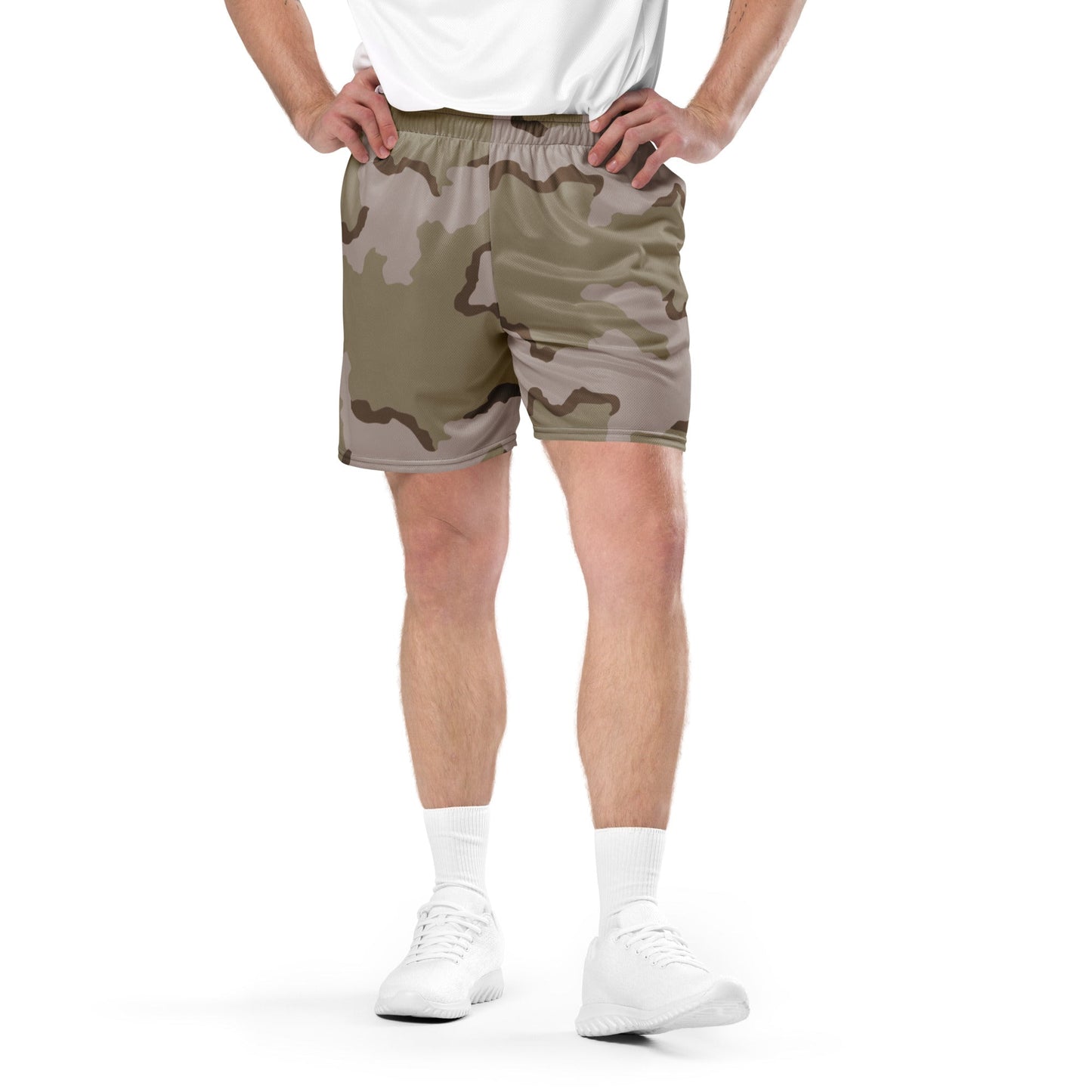American Coffee Stain Desert Combat Uniform (DCU) CAMO Unisex mesh shorts - Mesh Shorts