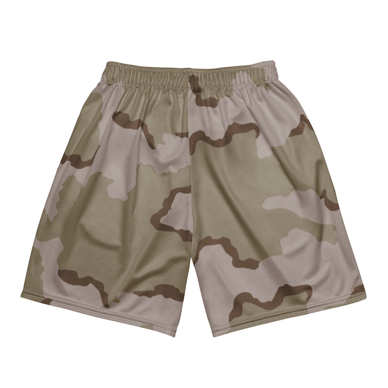 Coffee Stain Desert CAMO Unisex Mesh Shorts