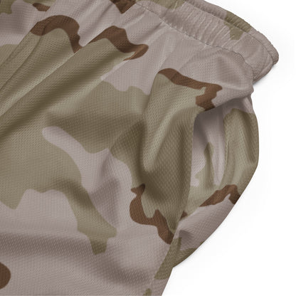 American Coffee Stain Desert Combat Uniform (DCU) CAMO Unisex mesh shorts - Mesh Shorts